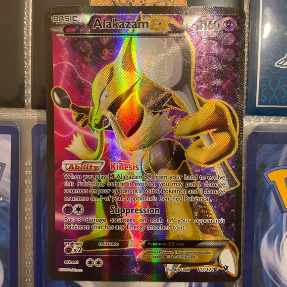 2016 Alakazam EX 117/124 Pokemon Card